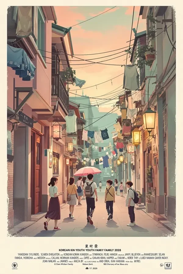 请回答1988 海报，青春 / 家庭，韩国2015年